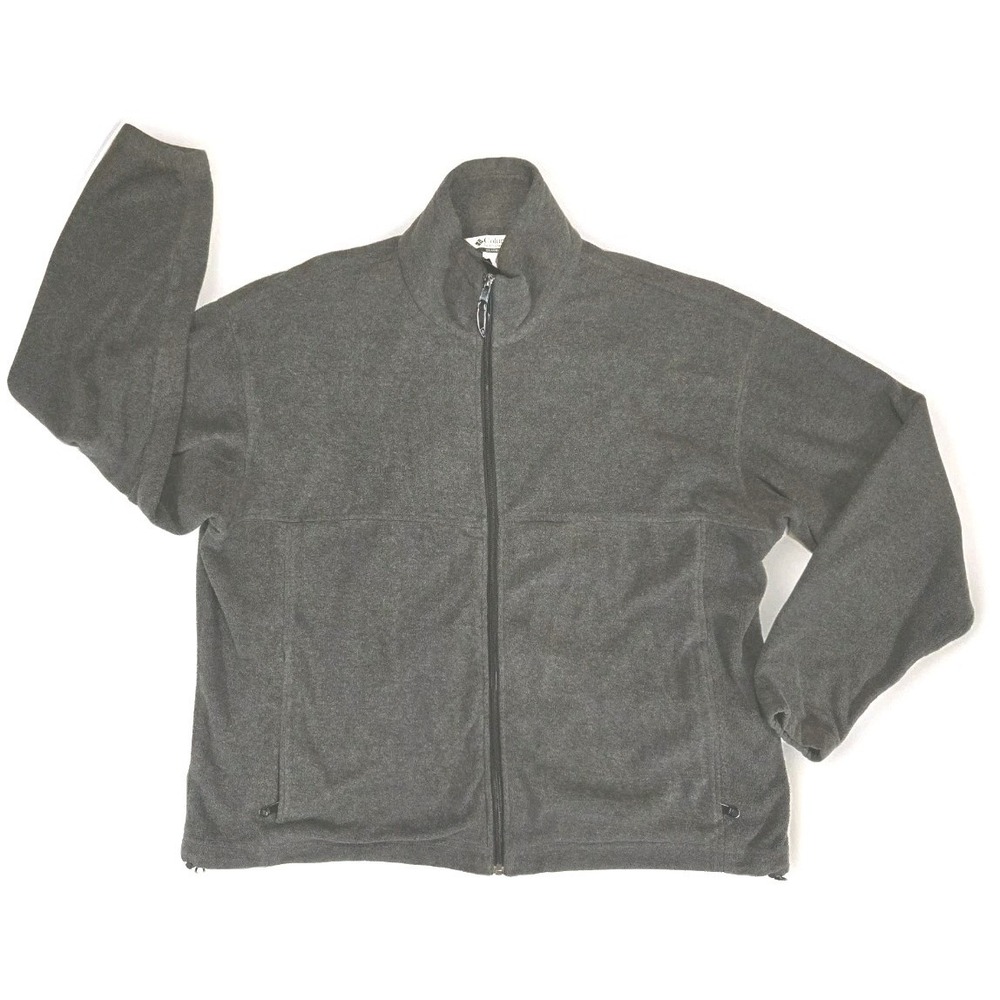 Columbia Sportswear Company Men's Grey Full Zip Fleece Jacket Size XXL